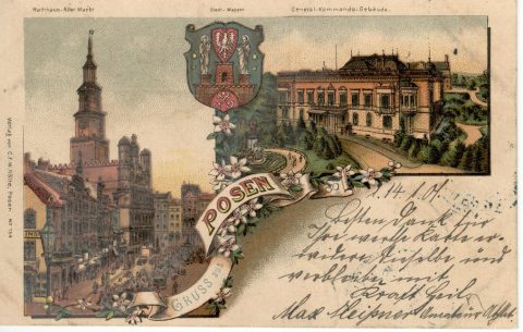 Poznańskie Kartki litograficzne – pocztówka 22 z 29