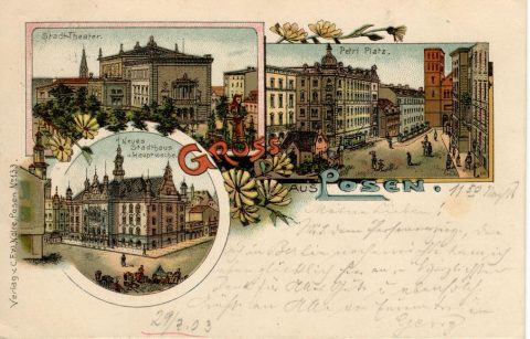 Poznańskie Kartki litograficzne – pocztówka 25 z 29