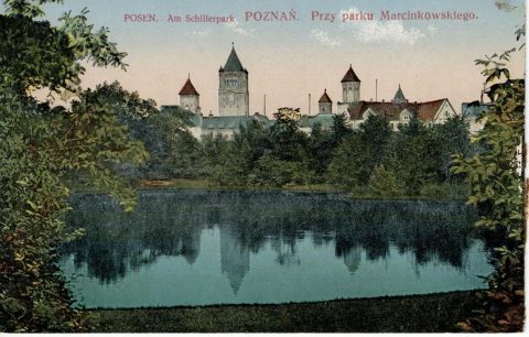 Park Karola Marcinkowskiego w Poznaniu – pocztówka 2 z 6