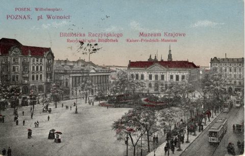 Plac Wolności w Poznaniu  – pocztówka 4 z 5